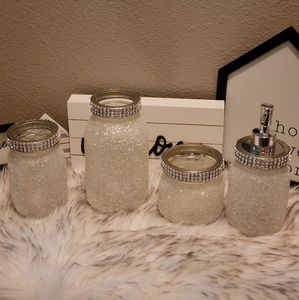 New Glitter Mason Jar Decor